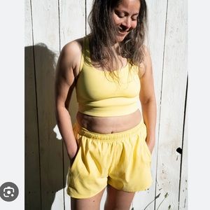 girlfriend collective lemon 🍋 gazelle short